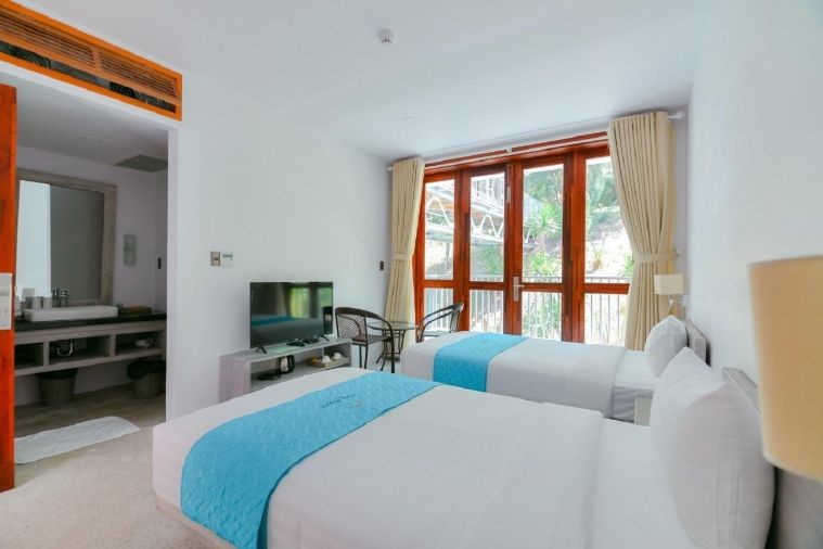 Phòng Deluxe Twin Garden view